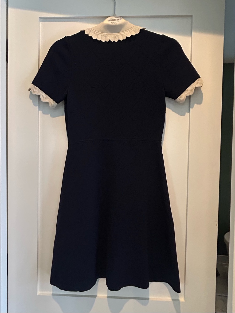 Sandro Scalloped Collar Dress Sz French 38/US 6 - Picture 13 of 14